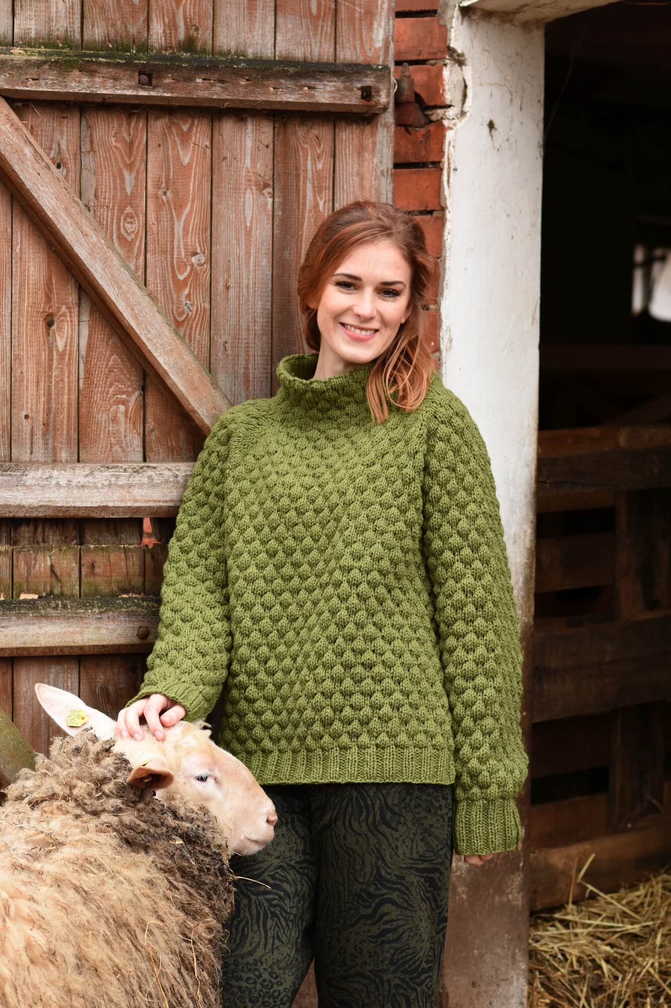 Pullover im Blasenmuster stricken