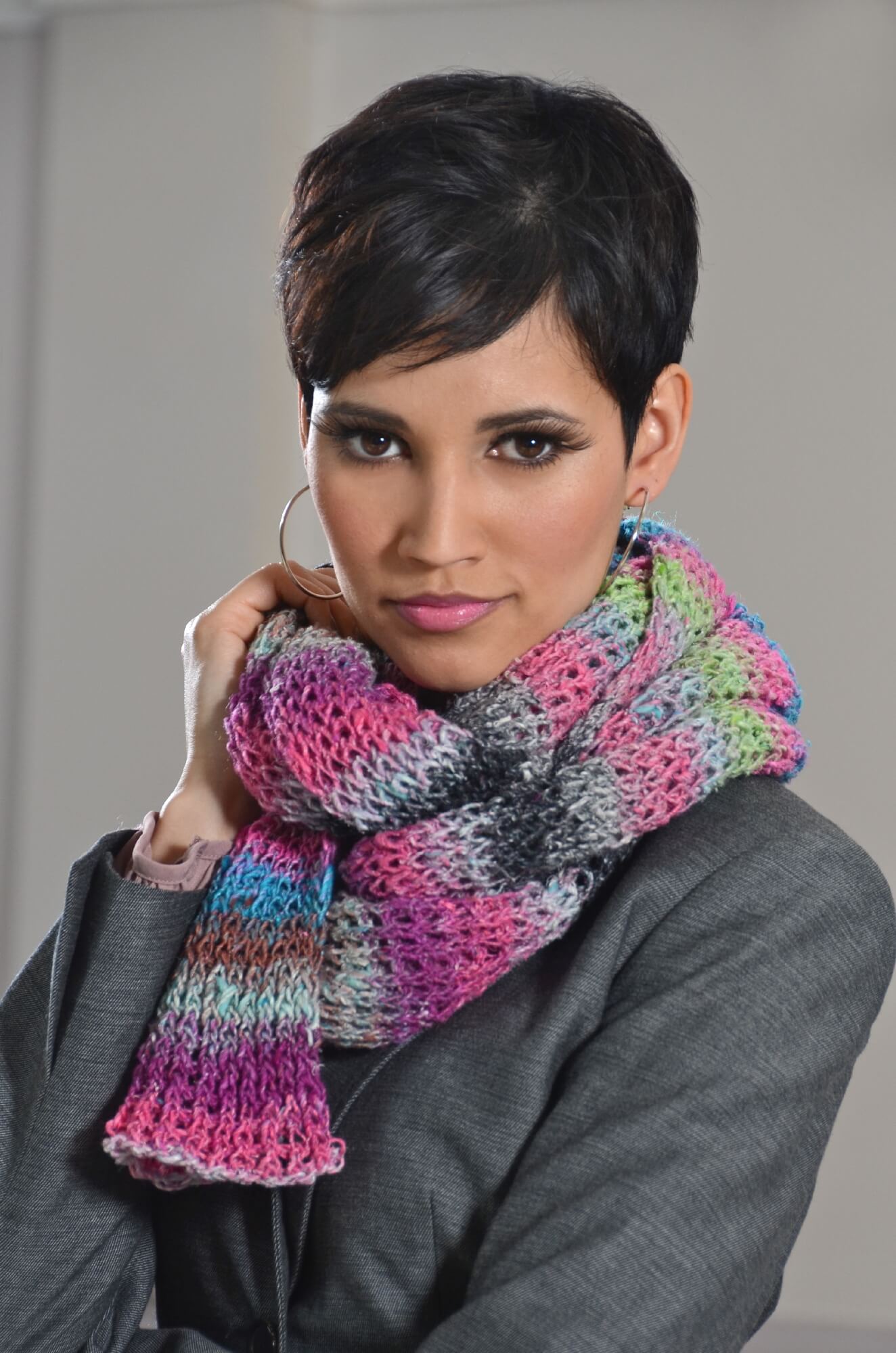 Schal Christina aus Noro Janome selber stricken